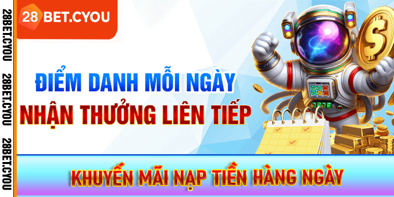 Khuyến mãi nạp tiền hàng ngày
