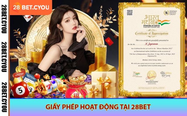 Giấy Phép Hoạt Động Tại 28BET